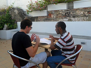 places to study outdoors in cartagena Letra Caribe