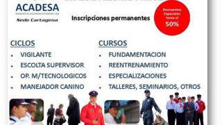 cursos escolta cartagena ACADESA Academia de Seguridad Cartagena
